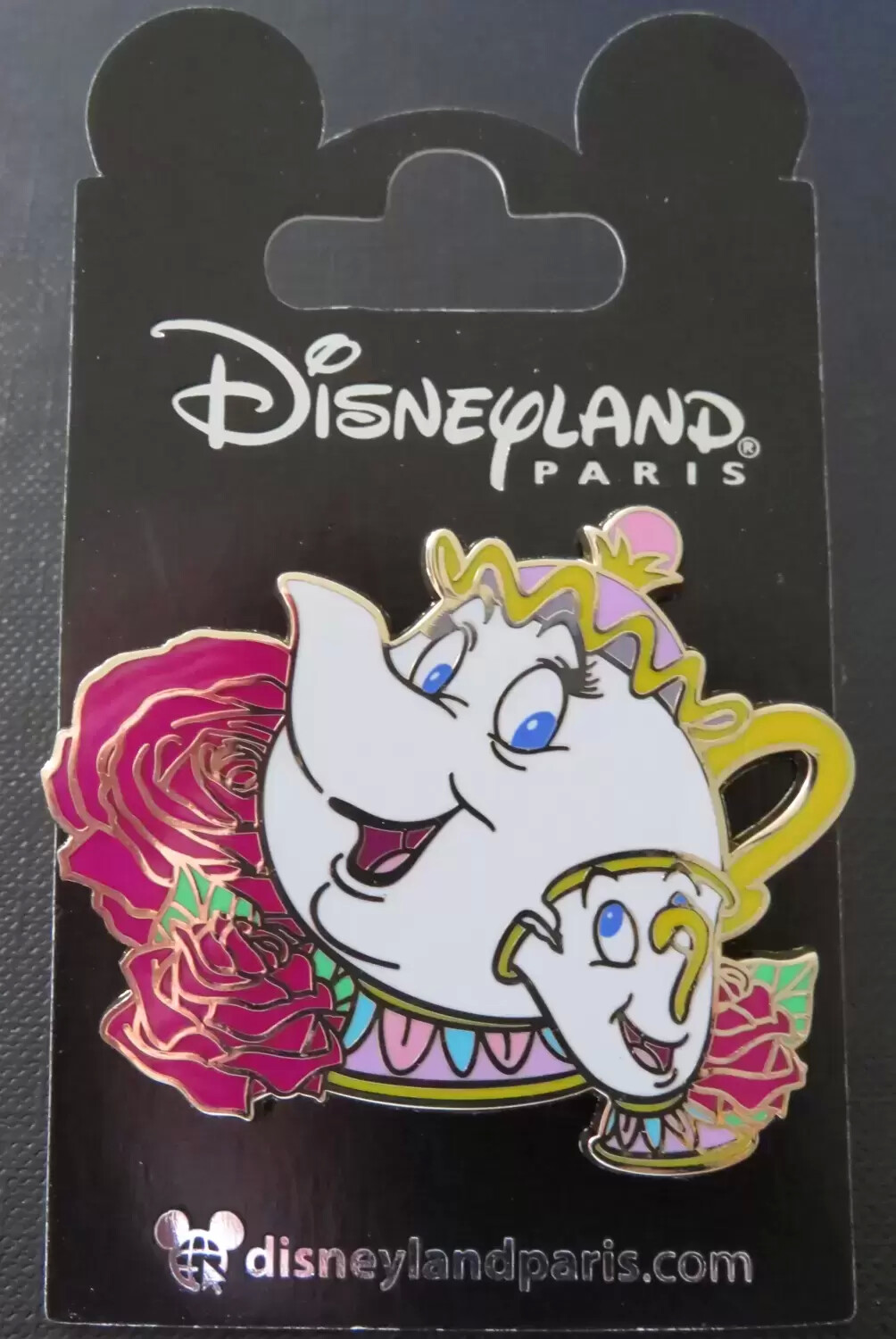 Disney - Pins Open Edition - Mrs Samovar et Zip fleurs