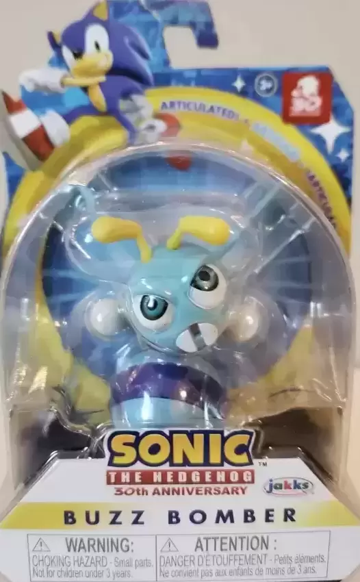 Sonic The Hedgehog 20th Anniversary Sonic & Moto Bug Action Figure