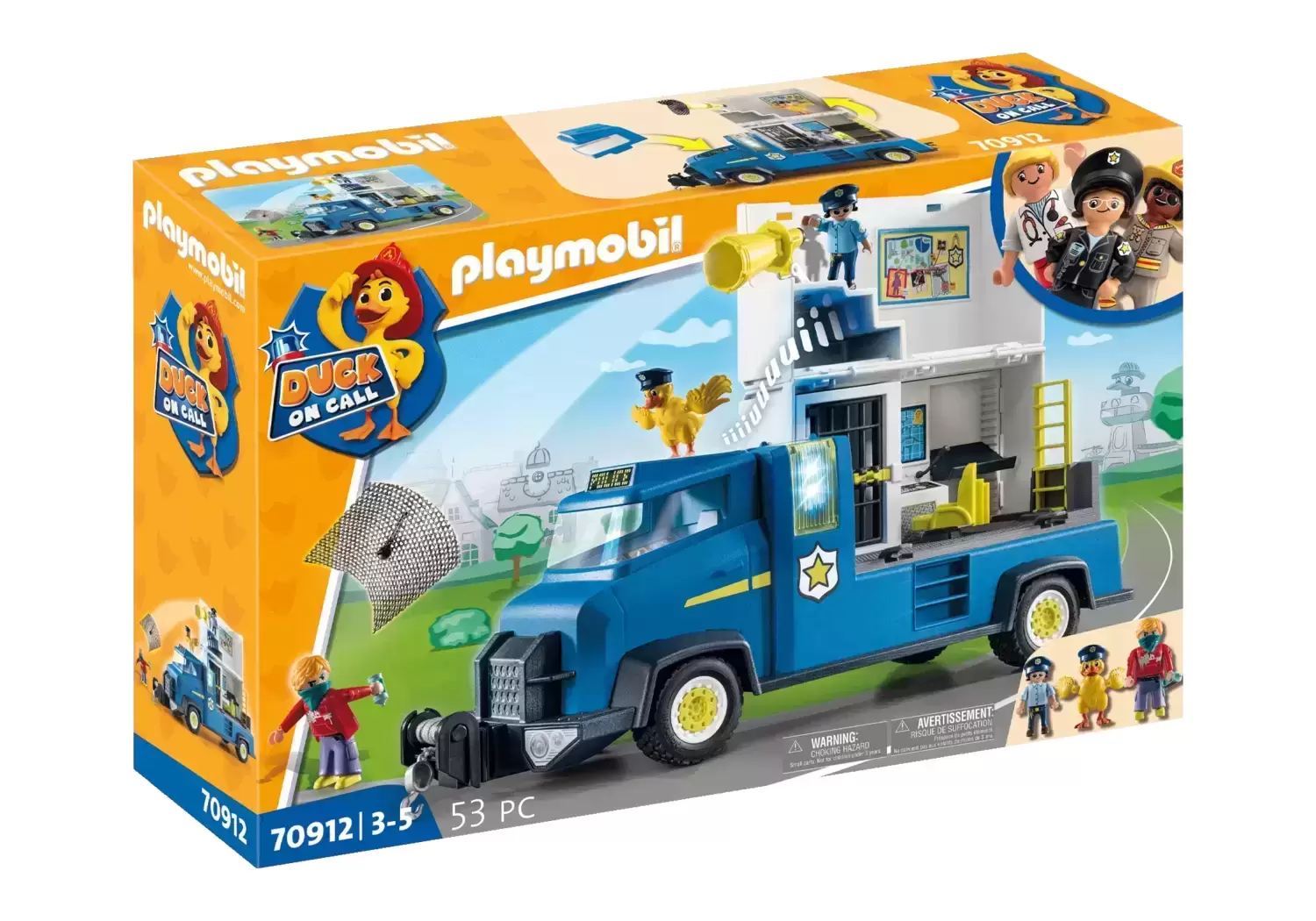 PLAYMOBIL DUCK ON CALL 70916 AMBULANCE