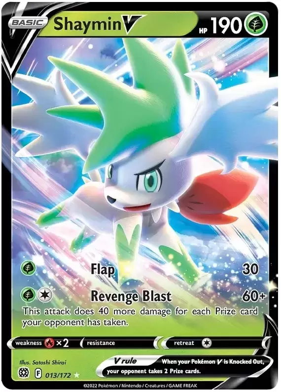 Shaymin VSTAR 173/172 Brilliant Stars - Ultra Rare Pokemon Card