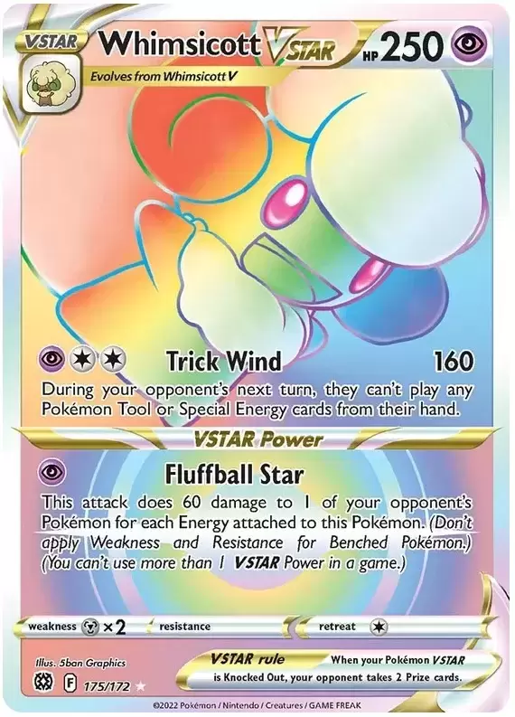 Brilliant Stars - Whimsicott VSTAR