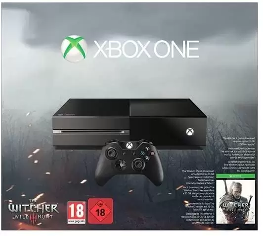 Matériel Xbox One - Console Xbox One + The Witcher 3 : Wild Hunt