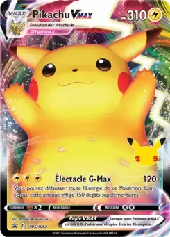 Cartes Promo Black Star Épée et Bouclier - Pikachu Vmax