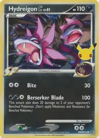 Sword & Shield Promos - Hydreigon C Lv.61