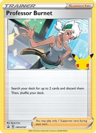 Sword & Shield Promos - Professor Burnet 25th Anniversary