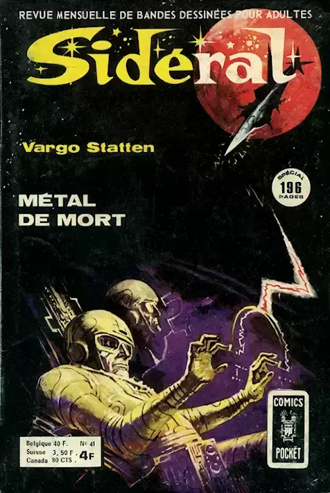Sidéral - 2ème série - Métal de mort