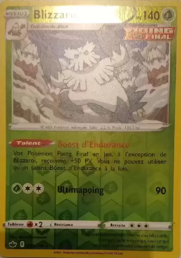 Règne de glace - Blizzaroi Reverse