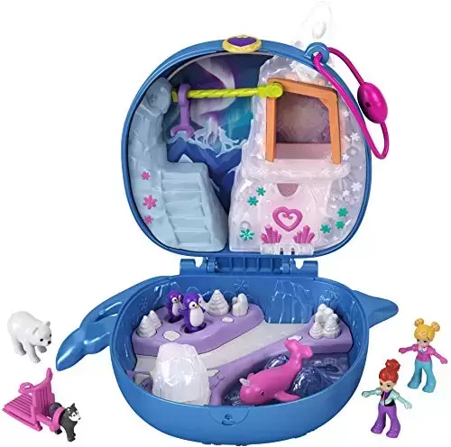 Polly pocket - coffret chateau etoile collector, figurines