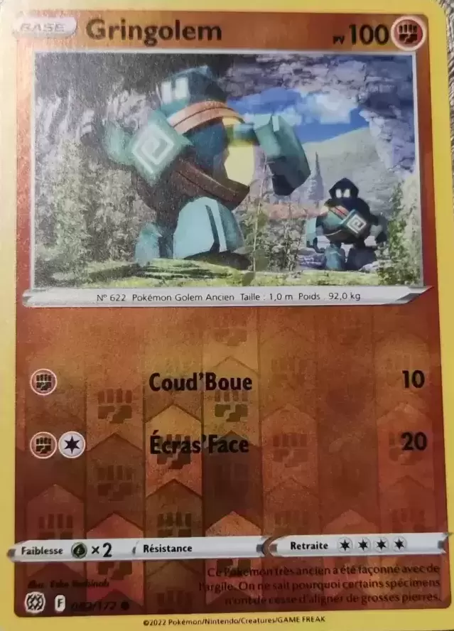 Stars Etincelantes - Gringolem Reverse