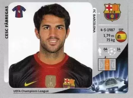 UEFA Champions League 2012/2013 - Cesc Fàbregas - FC Barcelona