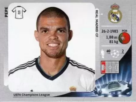 UEFA Champions League 2012/2013 - Pepe - Real Madrid CF