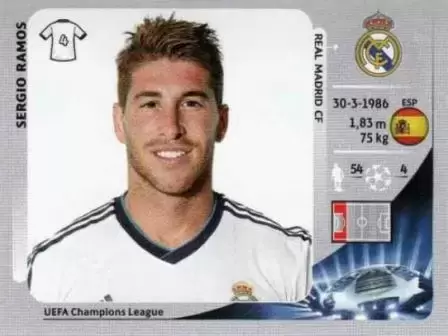 UEFA Champions League 2012/2013 - Sergio Ramos - Real Madrid CF