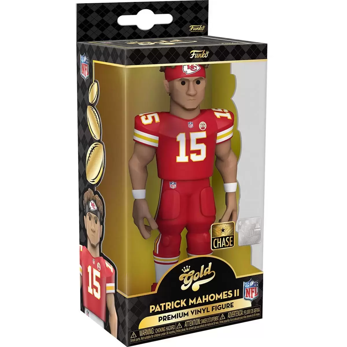 Funko Gold - NFL - Kansas City Chiefs - Patrick Mahomes Chase