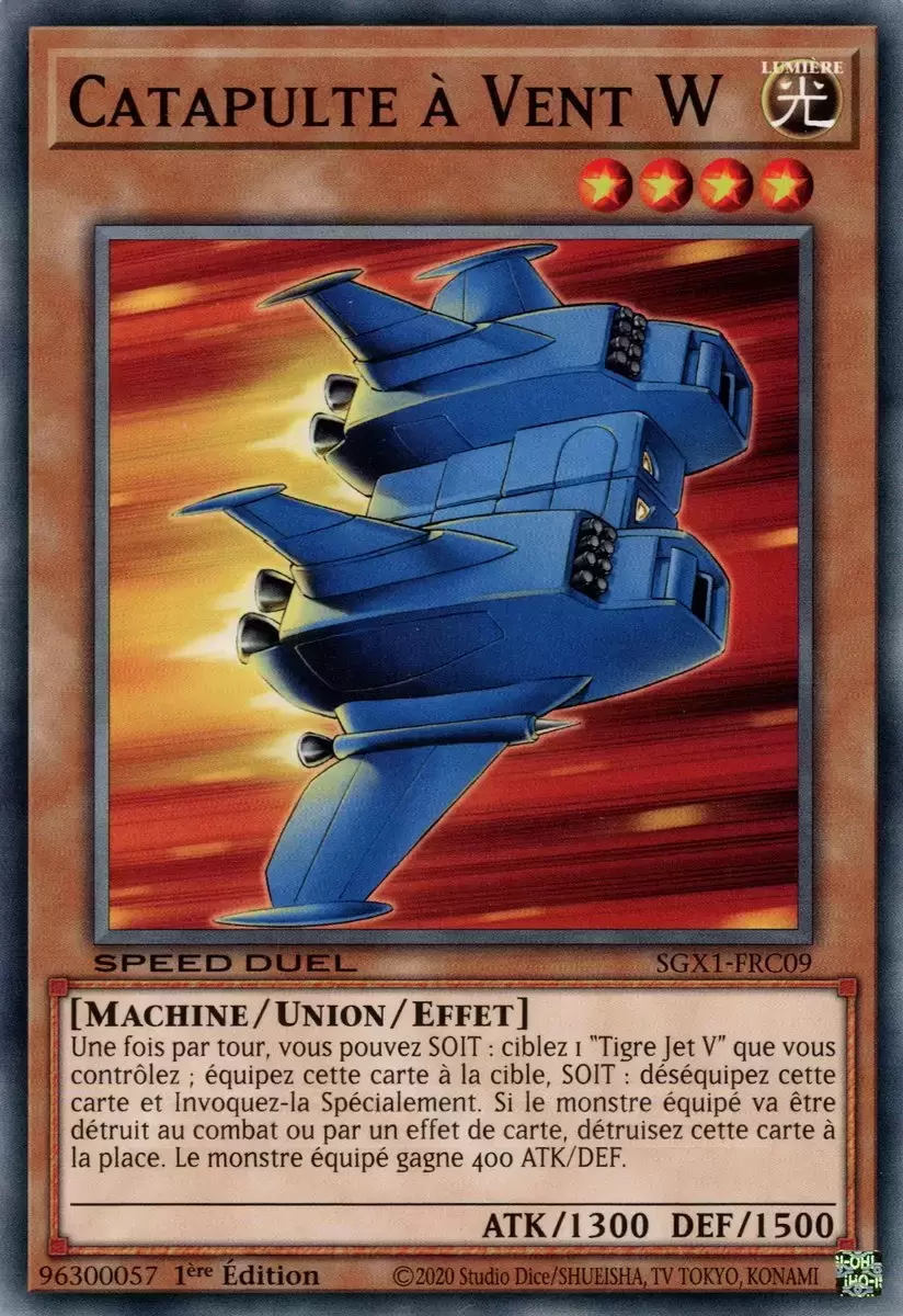 Speed Duel GX SGX1 - Catapulte à Vent W
