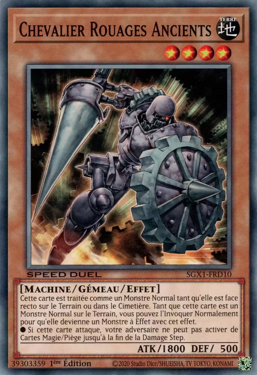 Speed Duel GX SGX1 - Chevalier Rouages Ancients