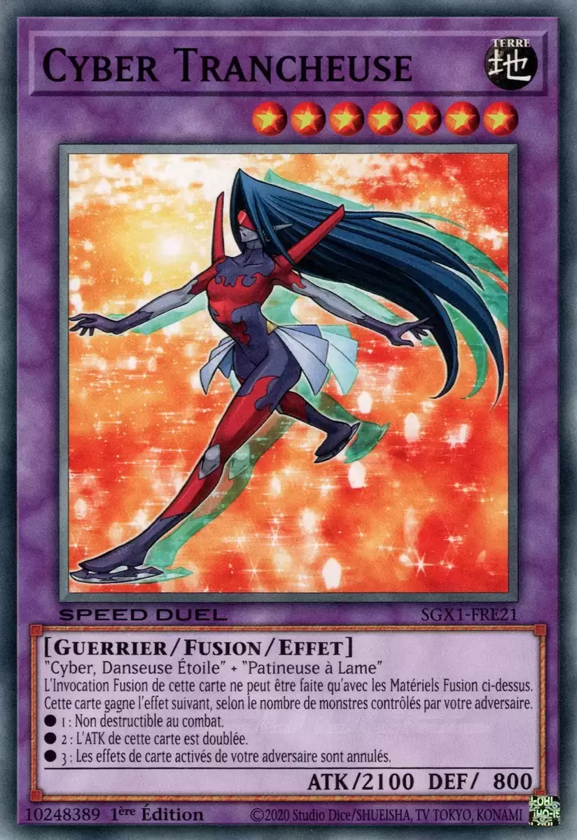 Speed Duel GX SGX1 - Cyber Trancheuse