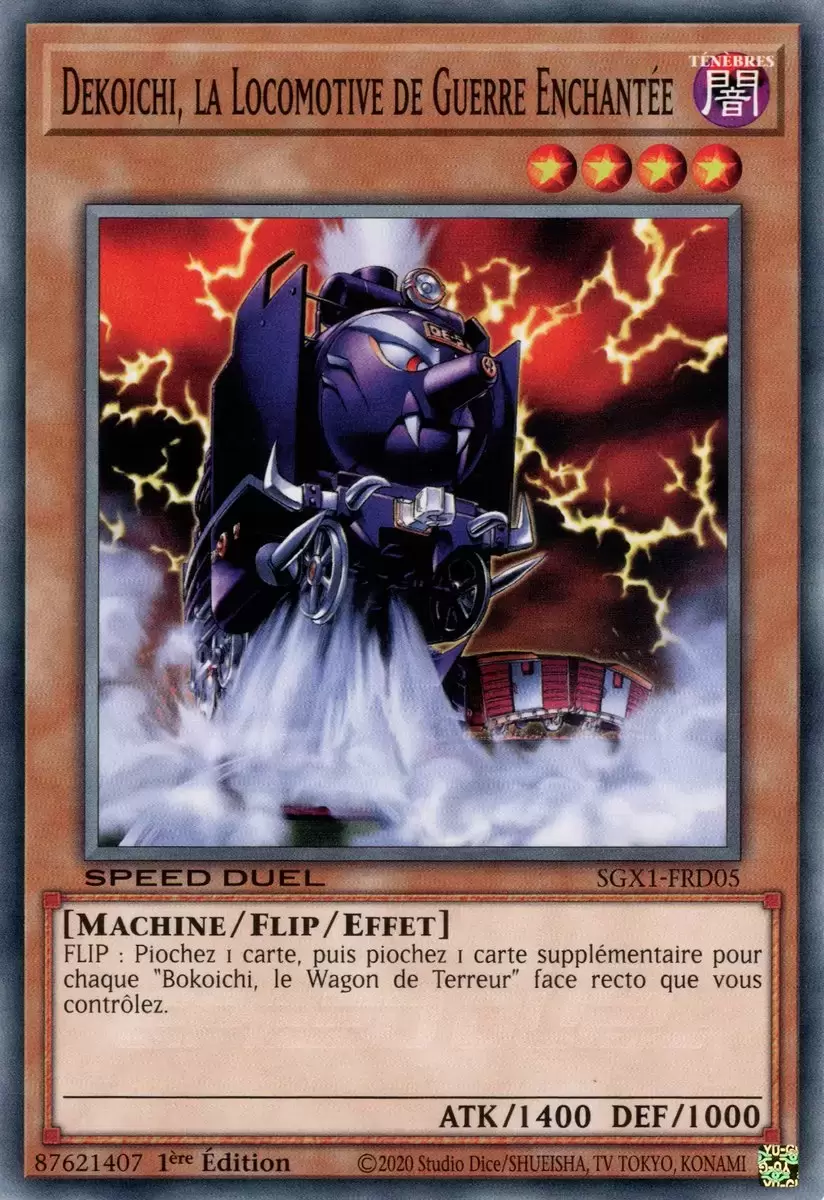 Speed Duel GX SGX1 - Dekoichi, la Locomotive de Guerre Enchantée