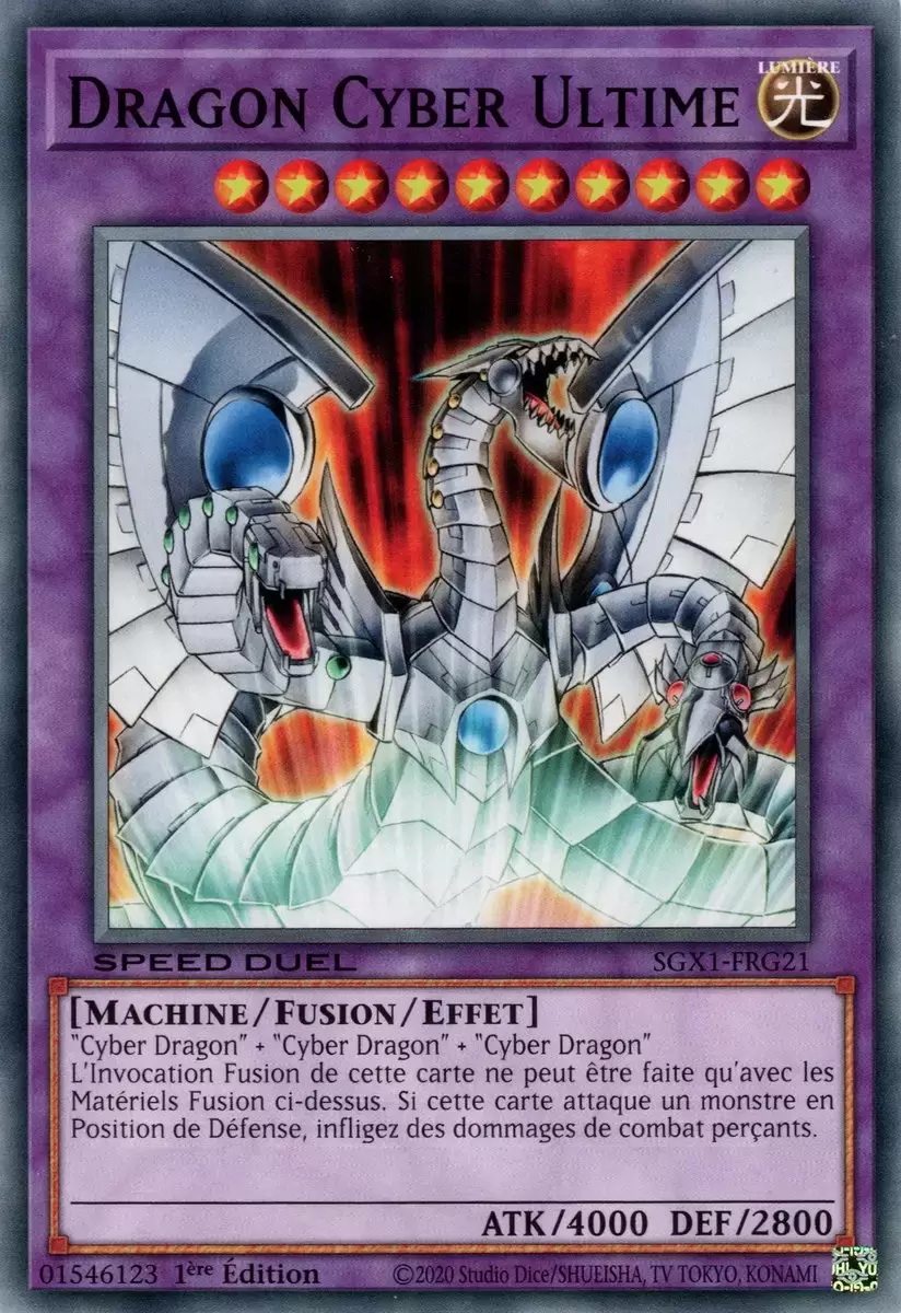 Speed Duel GX SGX1 - Dragon Cyber Ultime