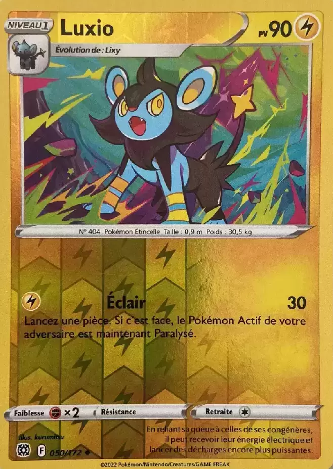 Stars Etincelantes - Luxio Reverse