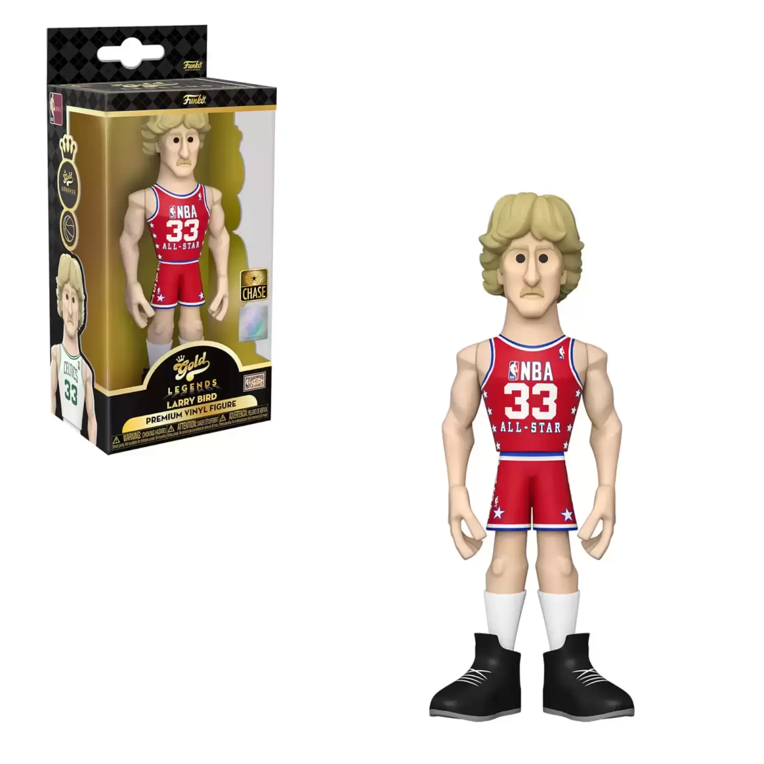 のオシャレな 5 Larry Bobblehead bird Bird フィギュア Gold フィギュア