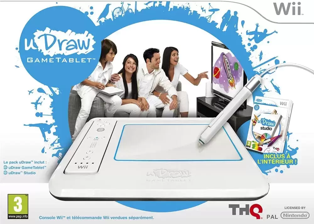 Matériel Wii U - Udraw Game Tablet + Udraw Studio