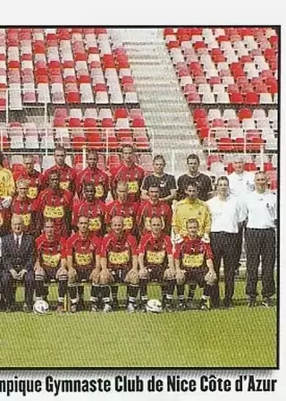 Foot 2004 - Equipe (puzzle 2) - Olympique Gymnaste Club de Nice