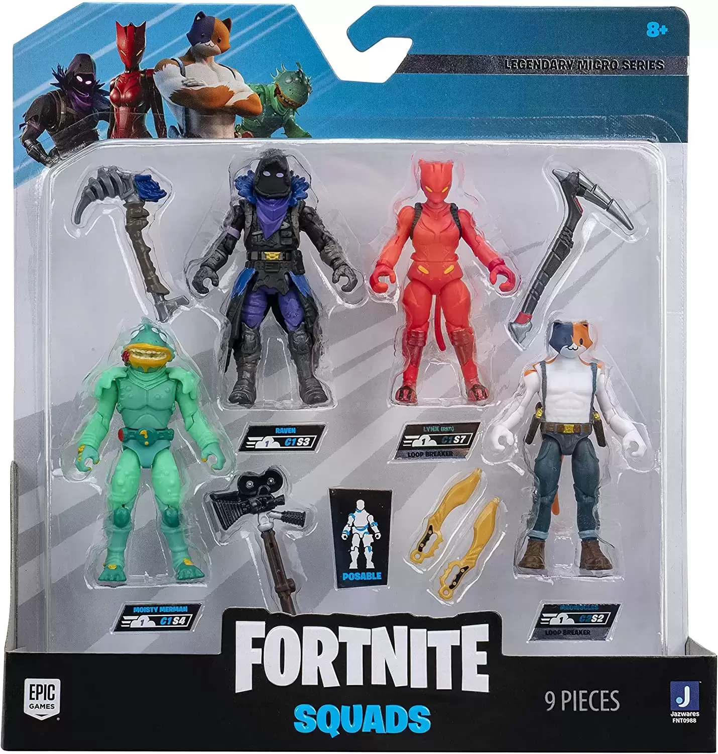Fortnite JazWares - Fortnite Squads Micro Legendary Series