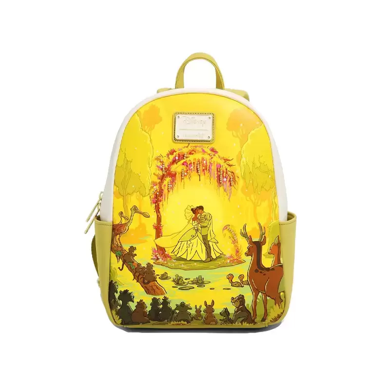 Loungefly - MINI SAC A DOS TIANA ET NAVEEN KISS