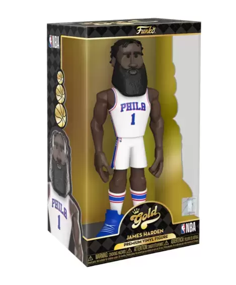 Funko Gold - NBA - Houston Rockets - James Harden 12\'\'