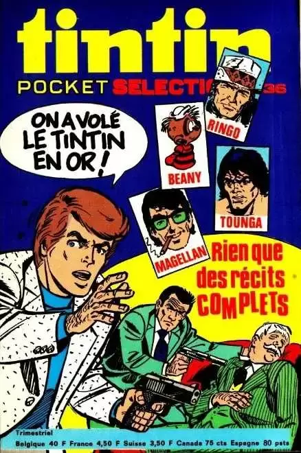 Tintin Sélection - Ric Hochet - Qui a volé le Tintin en or ?