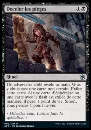Aventures dans les royaumes oubliés (Dungeons & Dragons Forgotten Realms) - Déceler les pièges