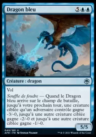 Aventures dans les royaumes oubliés (Dungeons & Dragons Forgotten Realms) - Dragon bleu