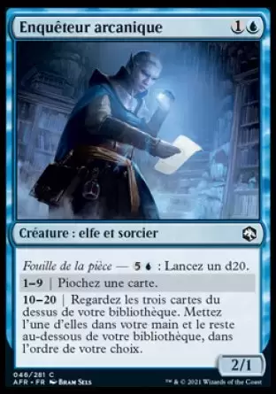 Aventures dans les royaumes oubliés (Dungeons & Dragons Forgotten Realms) - Enquêteur arcanique