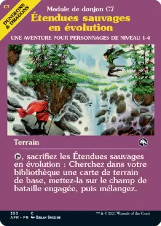 Aventures dans les royaumes oubliés (Dungeons & Dragons Forgotten Realms) - Étendues sauvages en évolution