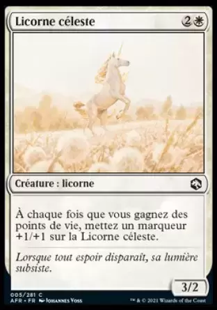 Aventures dans les royaumes oubliés (Dungeons & Dragons Forgotten Realms) - Licorne céleste