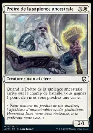 Aventures dans les royaumes oubliés (Dungeons & Dragons Forgotten Realms) - Prêtre de la sapience ancestrale