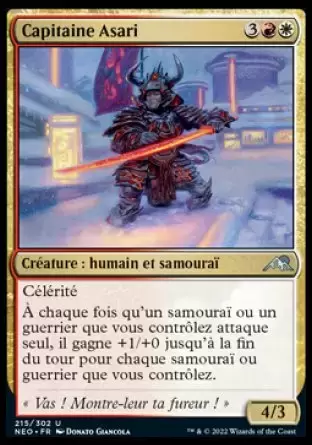Kamigawa La Dynastie Néon - Capitaine Asari