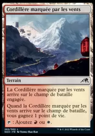 Kamigawa La Dynastie Néon - Cordillère marquée par les vents