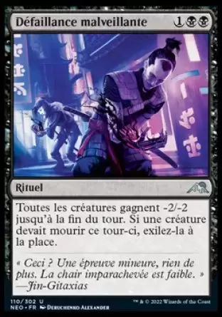 Kamigawa La Dynastie Néon - Défaillance malveillante