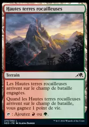 Kamigawa La Dynastie Néon - Hautes terres rocailleuses