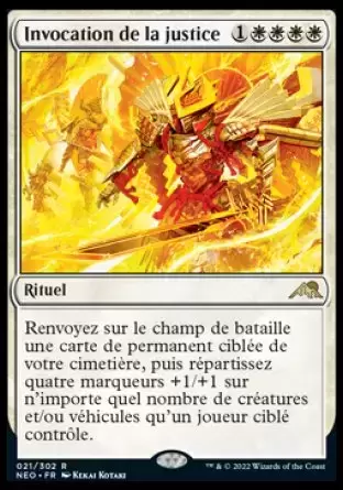 Kamigawa La Dynastie Néon - Invocation de la justice