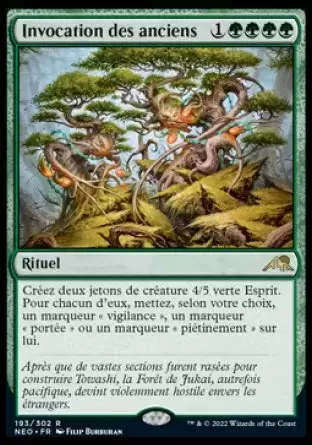 Kamigawa La Dynastie Néon - Invocation des anciens