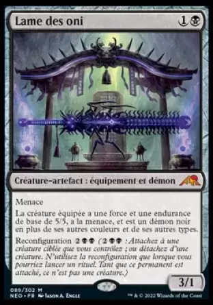 Kamigawa La Dynastie Néon - Lame des oni