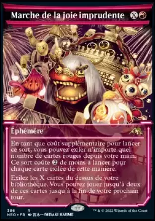 Kamigawa La Dynastie Néon - Marche de la joie imprudente