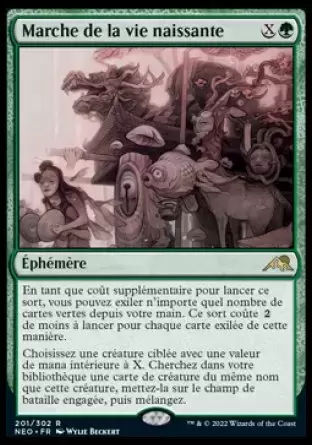 Kamigawa La Dynastie Néon - Marche de la vie naissante