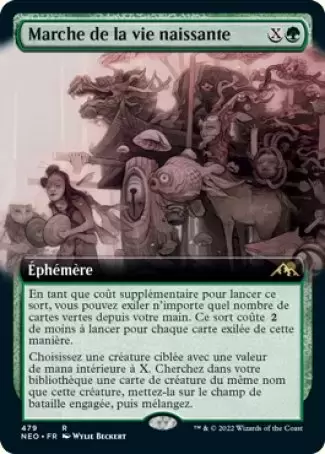 Kamigawa La Dynastie Néon - Marche de la vie naissante