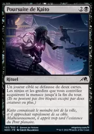 Kamigawa La Dynastie Néon - Poursuite de Kaito