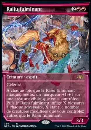 Kamigawa La Dynastie Néon - Raiju fulminant
