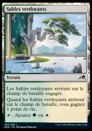 Kamigawa La Dynastie Néon - Sables verdoyants
