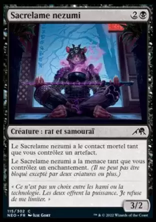 Kamigawa La Dynastie Néon - Sacrelame nezumi
